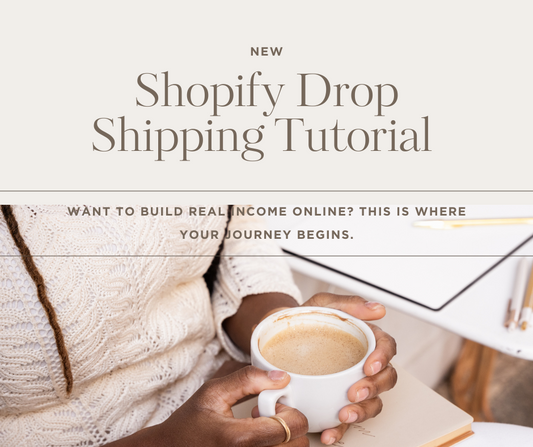 Shopify Drop Shipping Tutorial